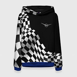 Женская толстовка UAZ racing flag