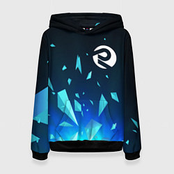 Толстовка-худи женская ARC Raiders взрыв частиц, цвет: 3D-черный