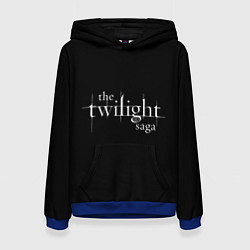 Толстовка-худи женская The twilight saga, цвет: 3D-синий