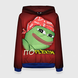 Толстовка-худи женская Ricardo Pepe, цвет: 3D-синий