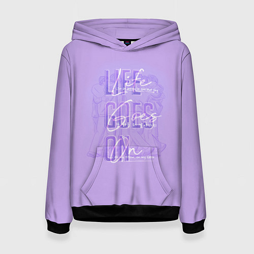 Женская толстовка BTS live goes on / 3D-Черный – фото 1