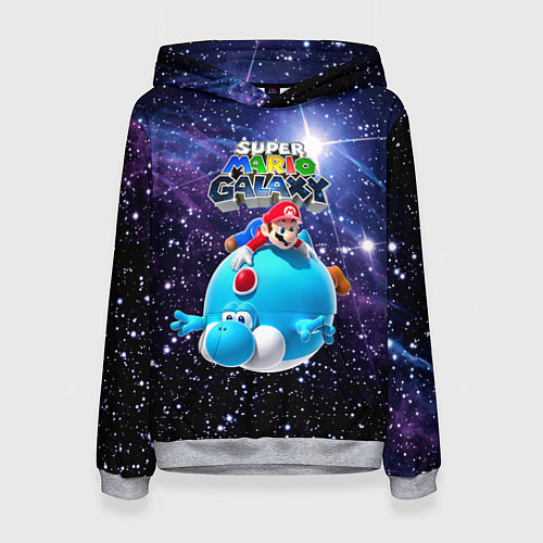 Женская толстовка Super Mario Galaxy - Nintendo / 3D-Меланж – фото 1