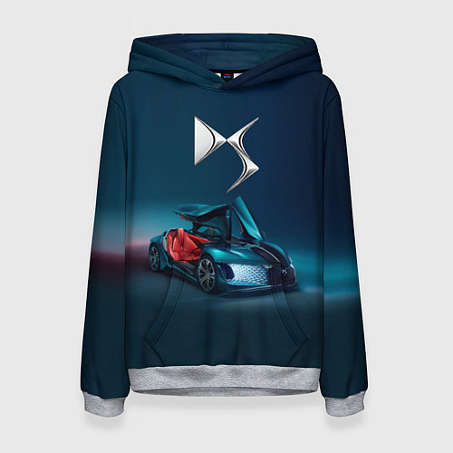 Женская толстовка Citroen DS Spirit Concept / 3D-Меланж – фото 1