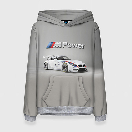 Женская толстовка BMW Z4 GT3 - Motorsport - racing team / 3D-Меланж – фото 1