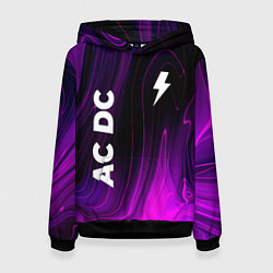 Женская толстовка AC DC violet plasma