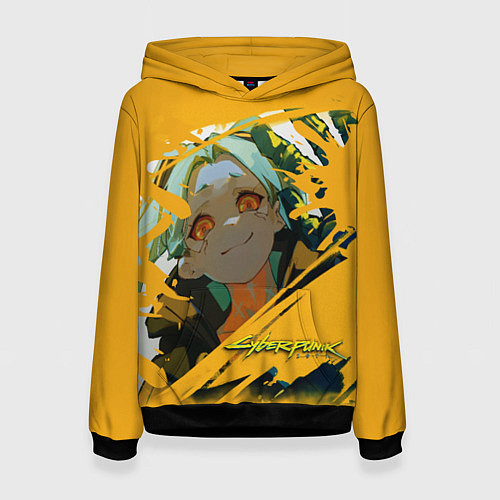 Женская толстовка Ребекка из Киберпанка / 3D-Черный – фото 1