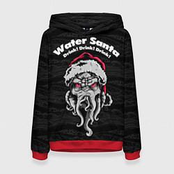 Толстовка-худи женская Water Santa, цвет: 3D-красный