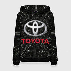 Женская толстовка Тойота, эмблема, автомобильная тема