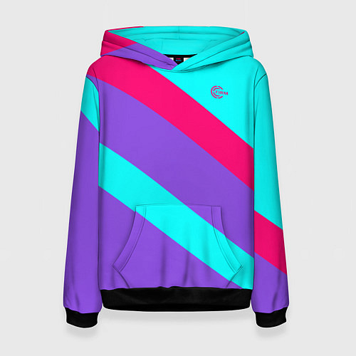 Женская толстовка Аля восьмидесятые FIRM / 3D-Черный – фото 1