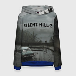 Толстовка-худи женская Silent hill 2 remake, цвет: 3D-синий