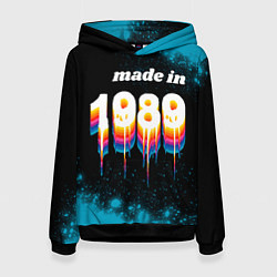 Женская толстовка Made in 1989: liquid art