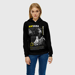 Толстовка-худи женская Nirvana bio, цвет: 3D-черный — фото 2