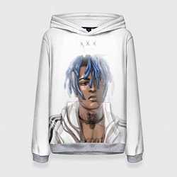 Толстовка-худи женская XXXTentacion - art, цвет: 3D-меланж