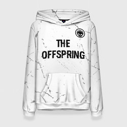 Женская толстовка The Offspring glitch на светлом фоне: символ сверх