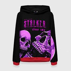 Женская толстовка Stalker skull