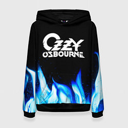 Женская толстовка Ozzy Osbourne blue fire