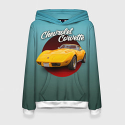 Женская толстовка Классический спорткар Chevrolet Corvette Stingray