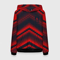 Толстовка-худи женская Mitsubishi sign, цвет: 3D-черный