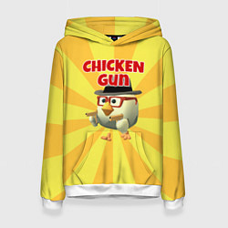 Женская толстовка Chicken Gun с пистолетами