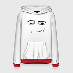 Толстовка-худи женская Одежда Man Face Roblox, цвет: 3D-красный