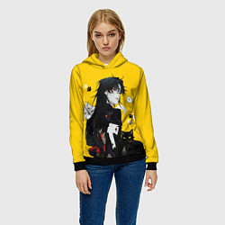 Толстовка-худи женская Blade Honkai, цвет: 3D-черный — фото 2