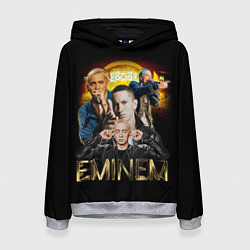 Толстовка-худи женская Eminem, Marshall Mathers, цвет: 3D-меланж