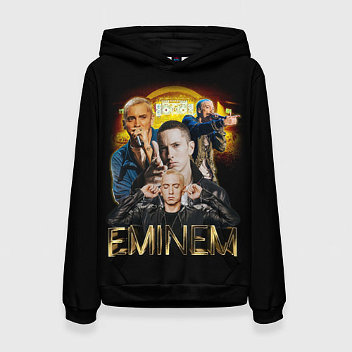Женская толстовка Eminem, Marshall Mathers / 3D-Черный – фото 1