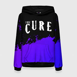 Женская толстовка The Cure purple grunge