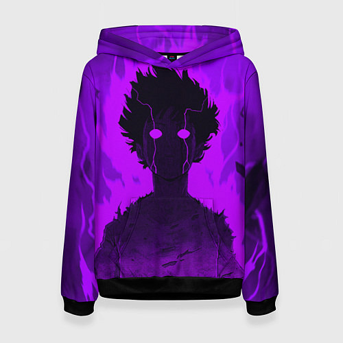 Женская толстовка Mob Psycho Rage / 3D-Черный – фото 1