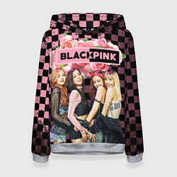 Толстовка-худи женская Blackpink - girls, цвет: 3D-меланж