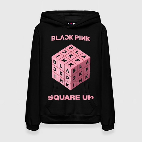 Женская толстовка Blackpink Square up / 3D-Черный – фото 1