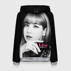 Женская толстовка Blackpink Lisa Business card