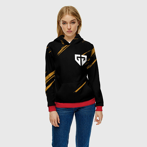 Женская толстовка Gen G Esports / 3D-Красный – фото 3