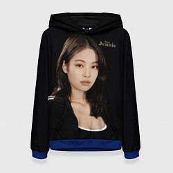 Толстовка-худи женская Blackpink Jennie sportswoman, цвет: 3D-синий