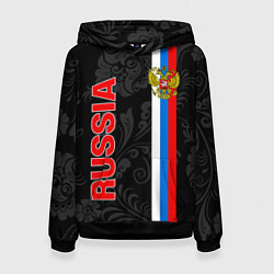 Женская толстовка Russia black style