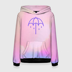 Толстовка-худи женская Bring Me The Horizon Umbrella, цвет: 3D-черный