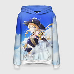 Толстовка-худи женская Навия, цвет: 3D-белый