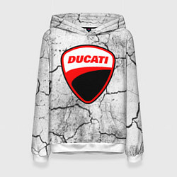 Женская толстовка Ducati - потресканная земля