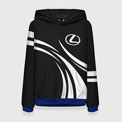 Женская толстовка Lexus - carbon line