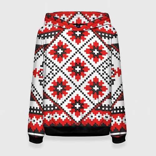 Женская толстовка Удмурт мода / 3D-Черный – фото 1