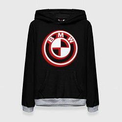 Толстовка-худи женская Bmw fire car, цвет: 3D-меланж