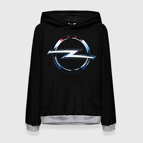 Женская толстовка Opel sport auto trend / 3D-Меланж – фото 1