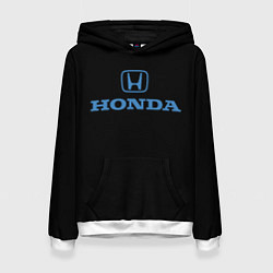 Толстовка-худи женская Honda sport japan, цвет: 3D-белый