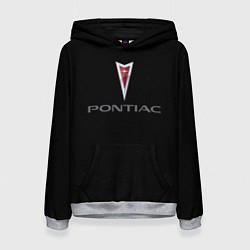 Толстовка-худи женская Pontiac auto, цвет: 3D-меланж