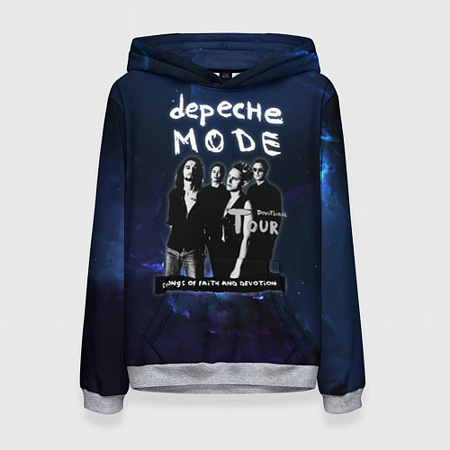 Женская толстовка Depeche Mode - Devotional тур / 3D-Меланж – фото 1