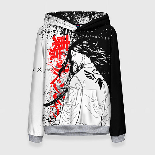 Женская толстовка Баджи из вальхаллы - токийские мстители / 3D-Меланж – фото 1