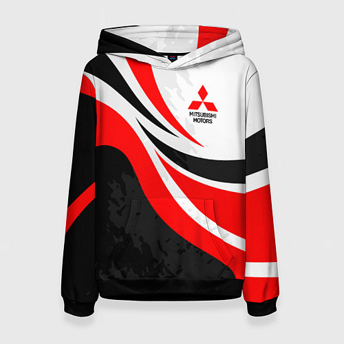 Женская толстовка Evo racer mitsubishi - uniform / 3D-Черный – фото 1