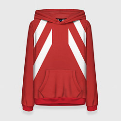 Толстовка-худи женская Спорт костюм Марата, цвет: 3D-красный