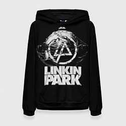 Толстовка-худи женская Linkin Park рэп-метал, цвет: 3D-черный