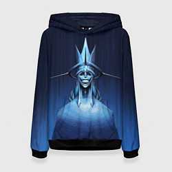 Толстовка-худи женская Статуя абсолютного существа, цвет: 3D-черный